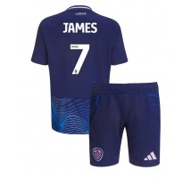 Leeds United Daniel James #7 Koszulka Trzecia dzieci 2024-25 Krótki Rękaw (+ krótkie spodenki)